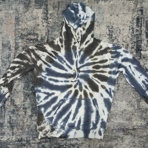 Blue and grey tie dye hoodie from Aeropostale